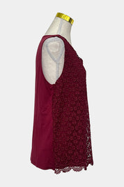 Laura Ashley Burgundy Top