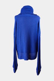 Viktoria And Woods Blue Rollneck Knit