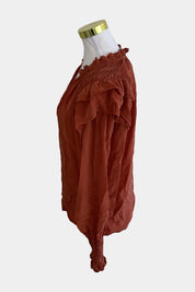 Magali Pascal Rust Blouse