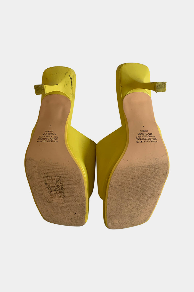 THERAPY Yellow Heels