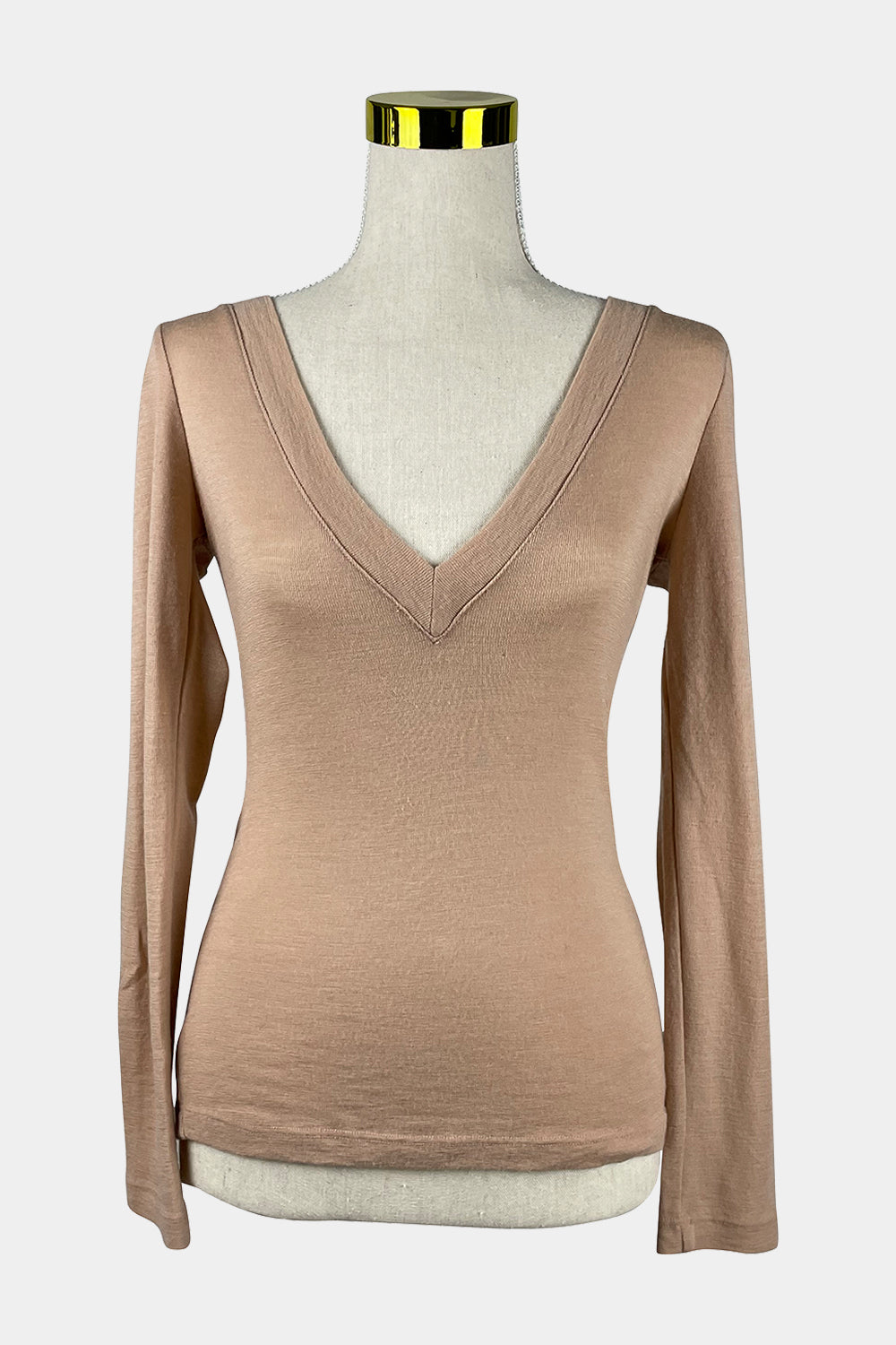 KOOKAI Beige Long Sleeve Top