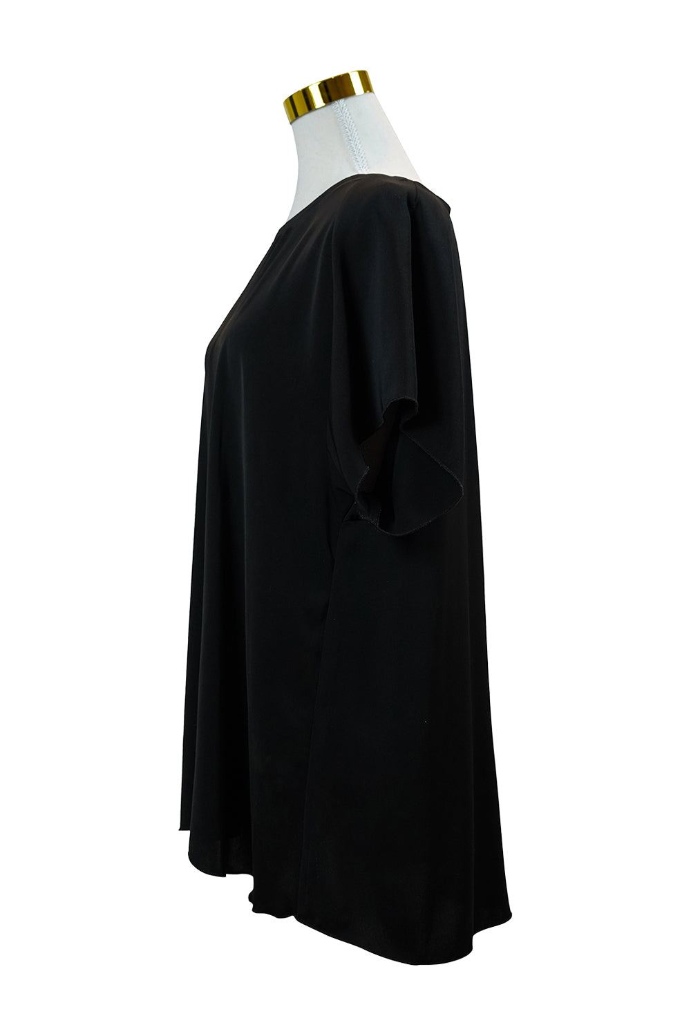 Maestro Fashion Black T-Shirt Blouse