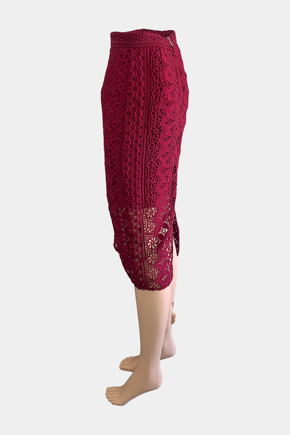 BARDOT Burgundy Skirt