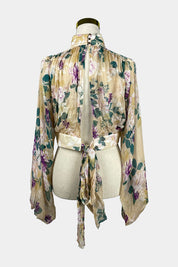 Shona Joy Multicoloured Floral Crop Blouse
