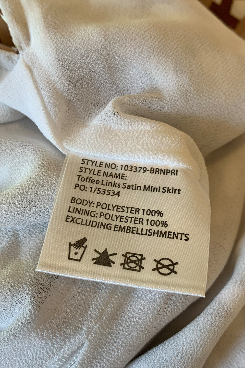 Luck & Trouble Brown Skirt