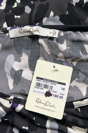 Rodney Clark Black and Purple Dress