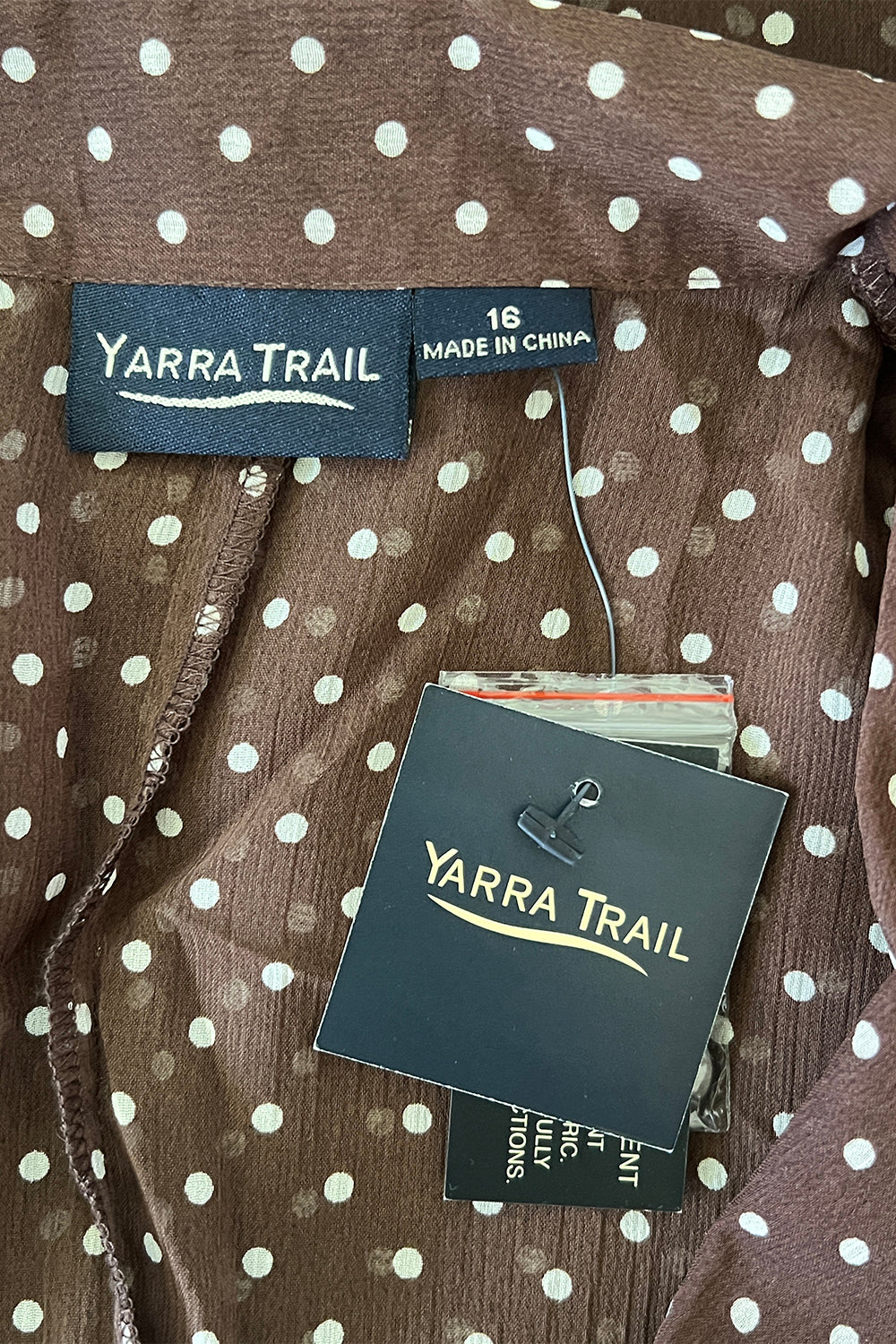 Yarra Trail Mocha Brown Top