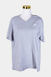 NIKE Grey V Neck Grey Tee