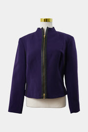 Covers Australia Purple Wool Zip Jacket