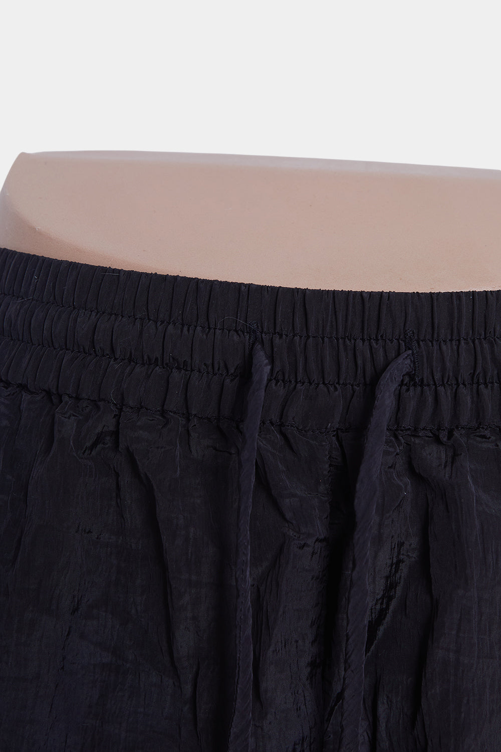 Sir The Label Black Loose Fit Elasticated Waist Pants