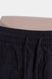 Sir The Label Black Loose Fit Elasticated Waist Pants