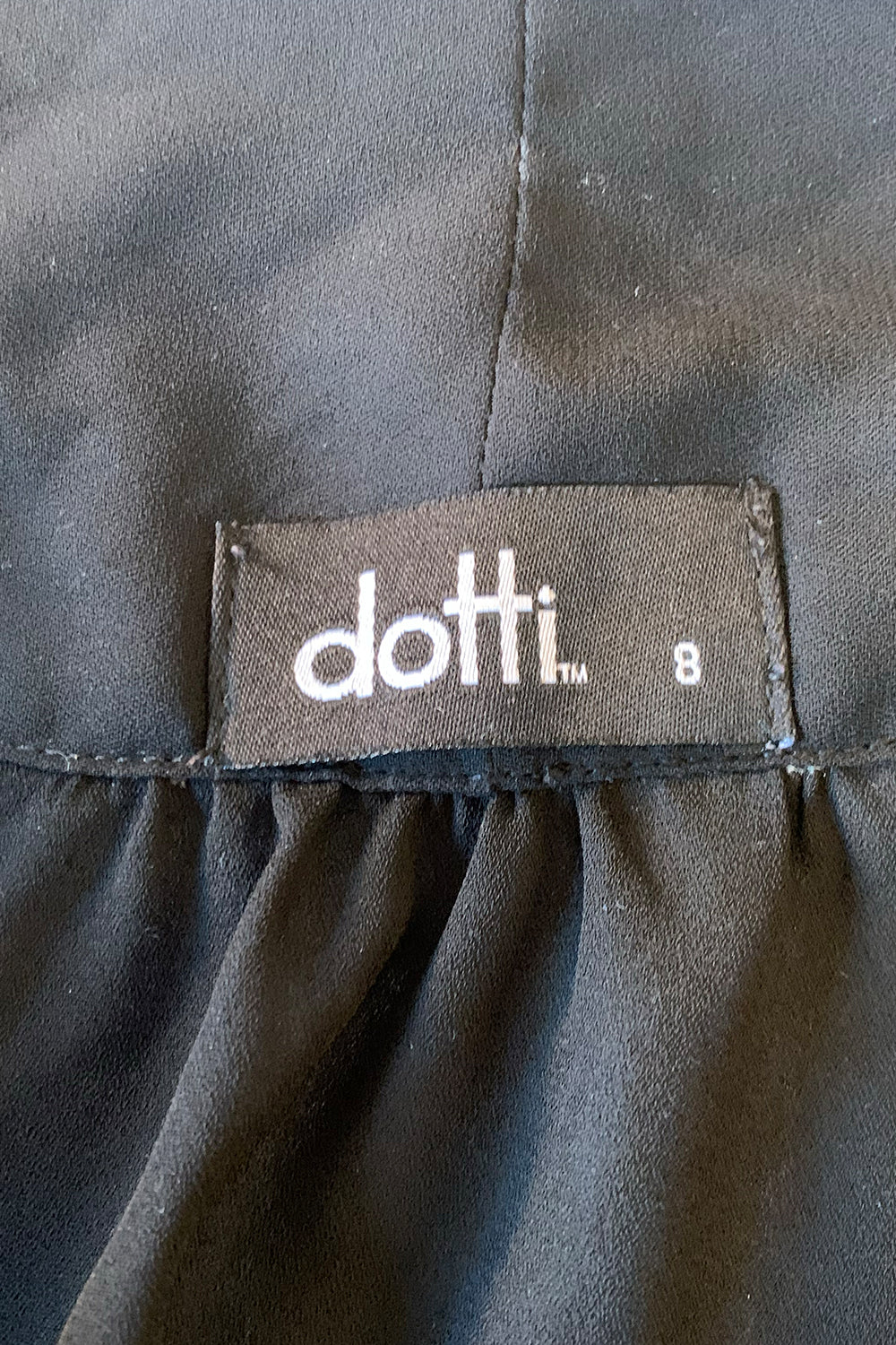DOTTI Black Blouse