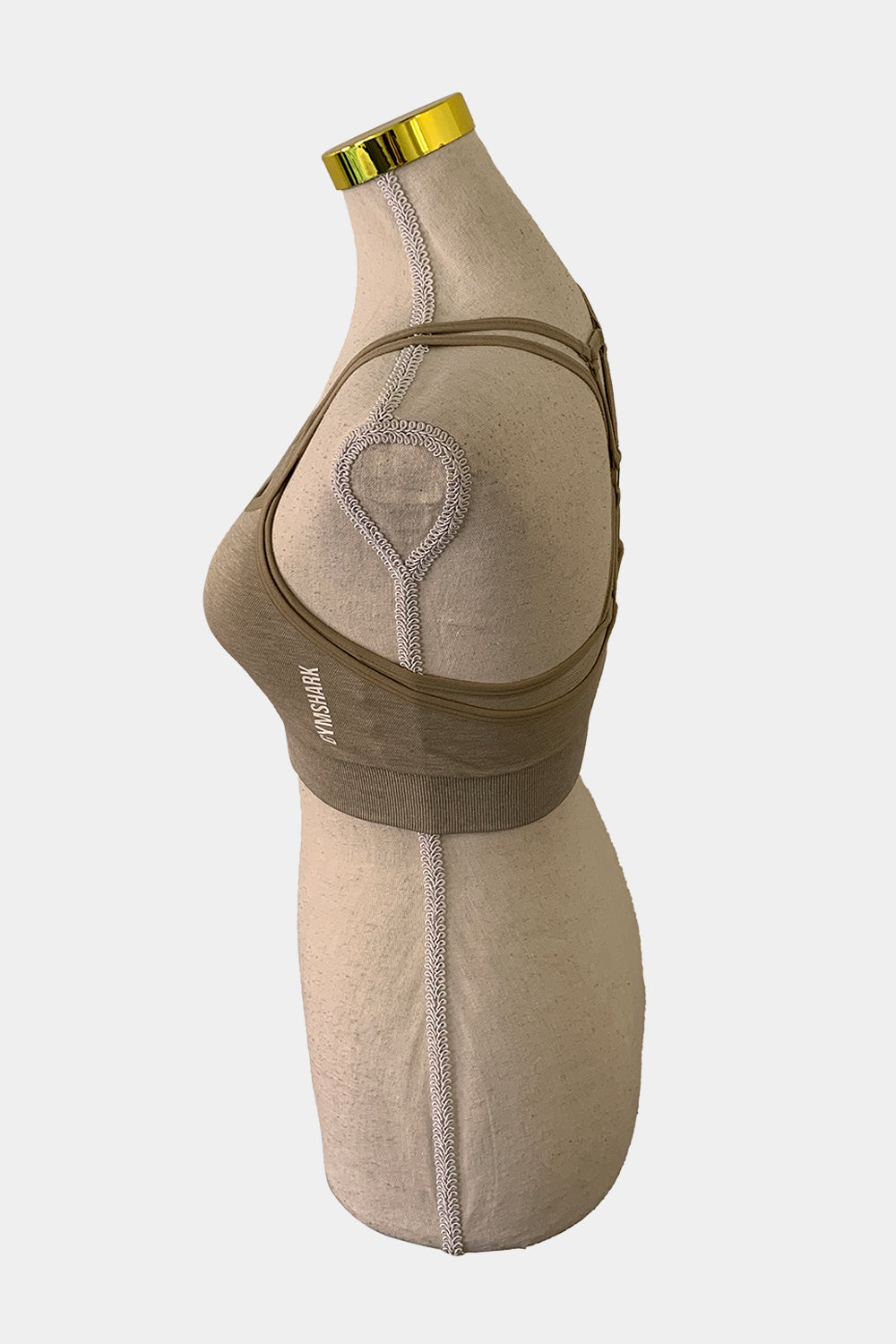 GYMSHARK Khaki Sports Bra