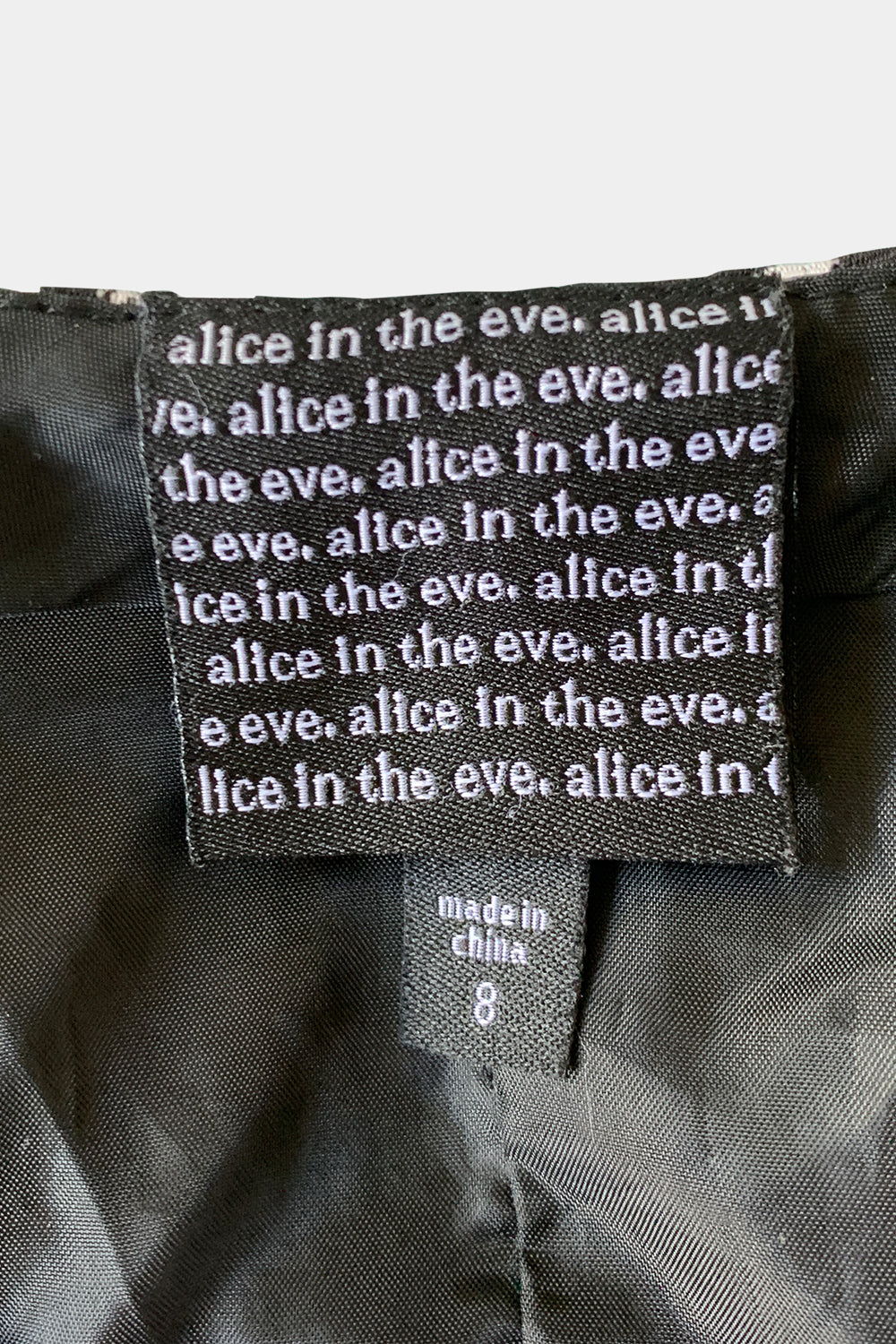 Alice In The Eve Monochrome Skirt
