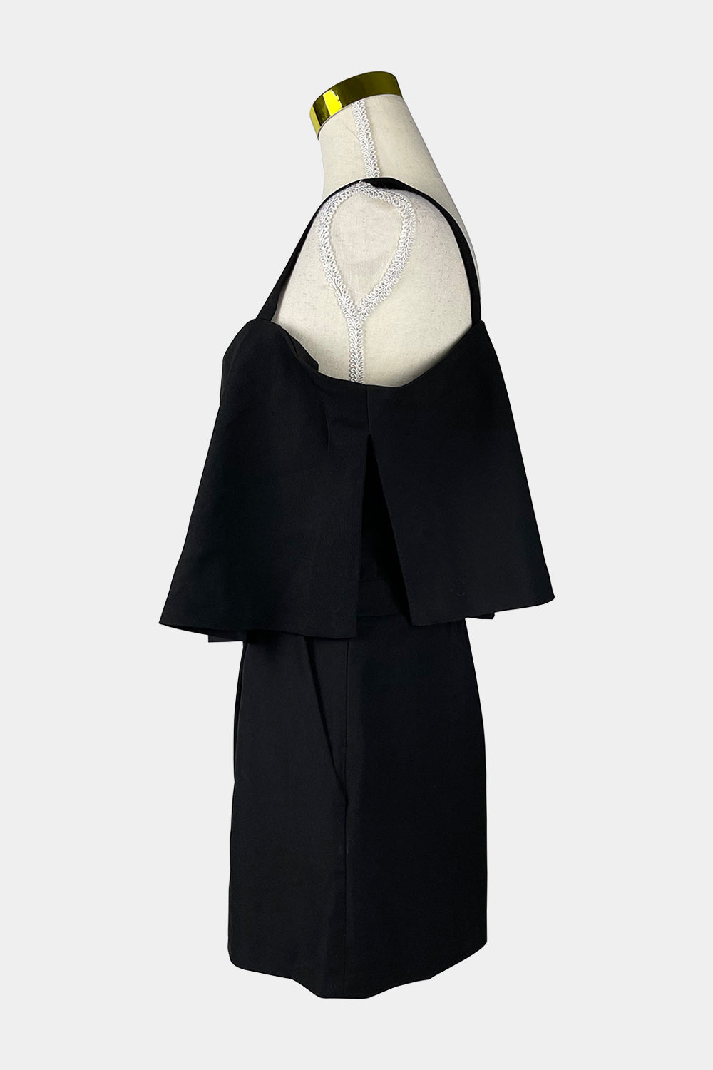 WITCHERY Black Off Shoulder Playsuit