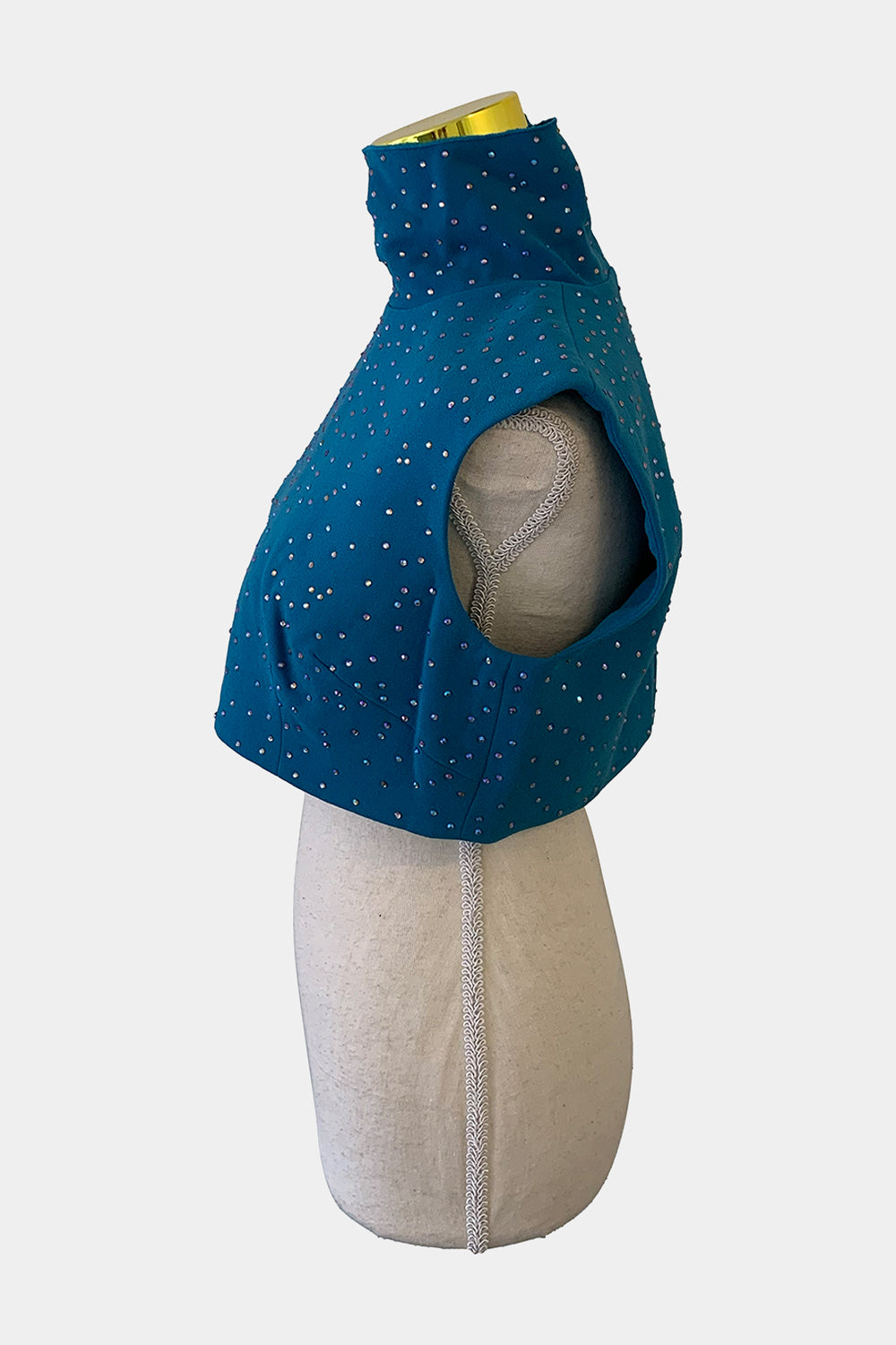 Alex Perry Teal Crop Top