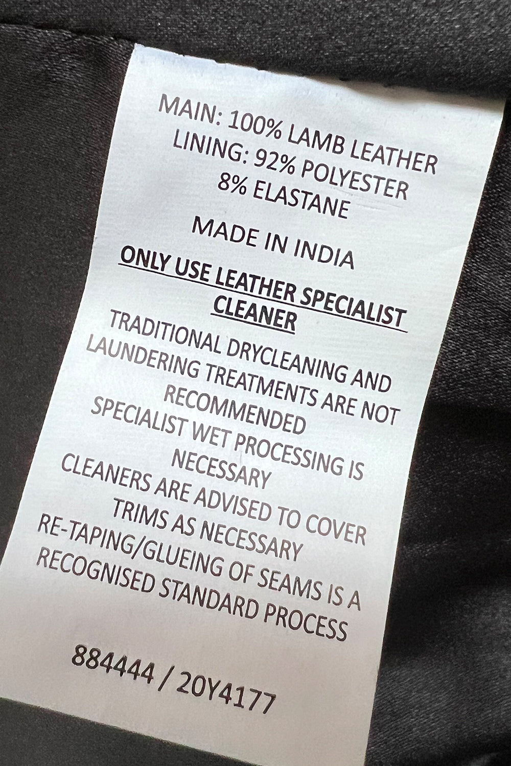 Wayne Cooper Black Jacket