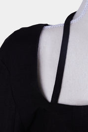 LIONESS Black Halter Long Sleeve Dress