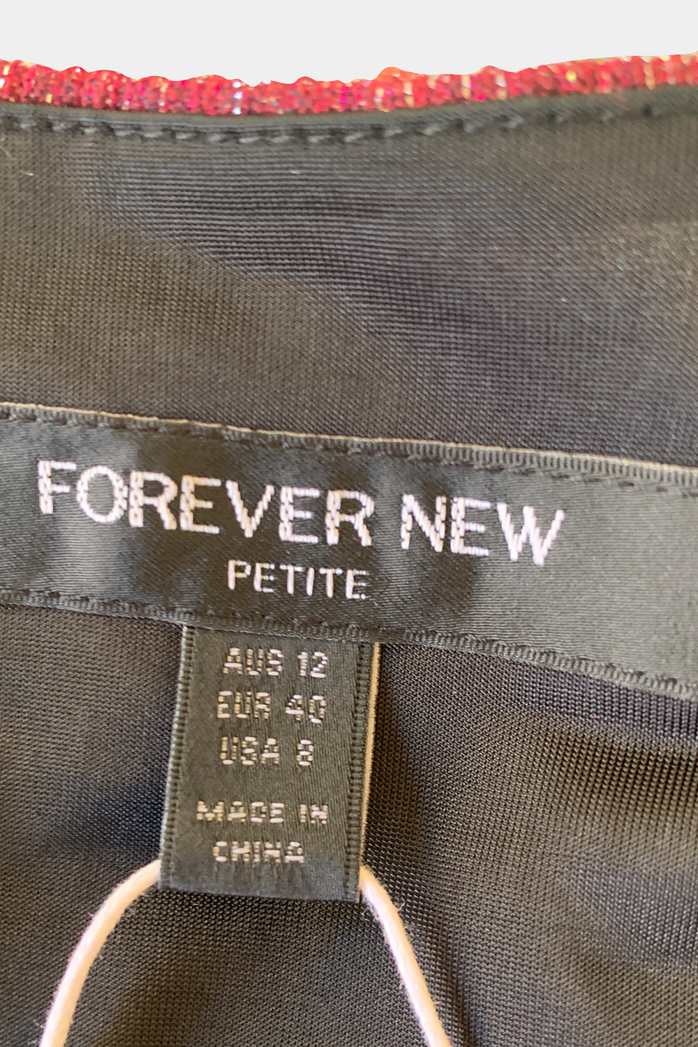 Forever New Burgundy Dress