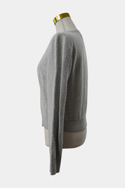 Equipment Femme Grey Knitted Sweater