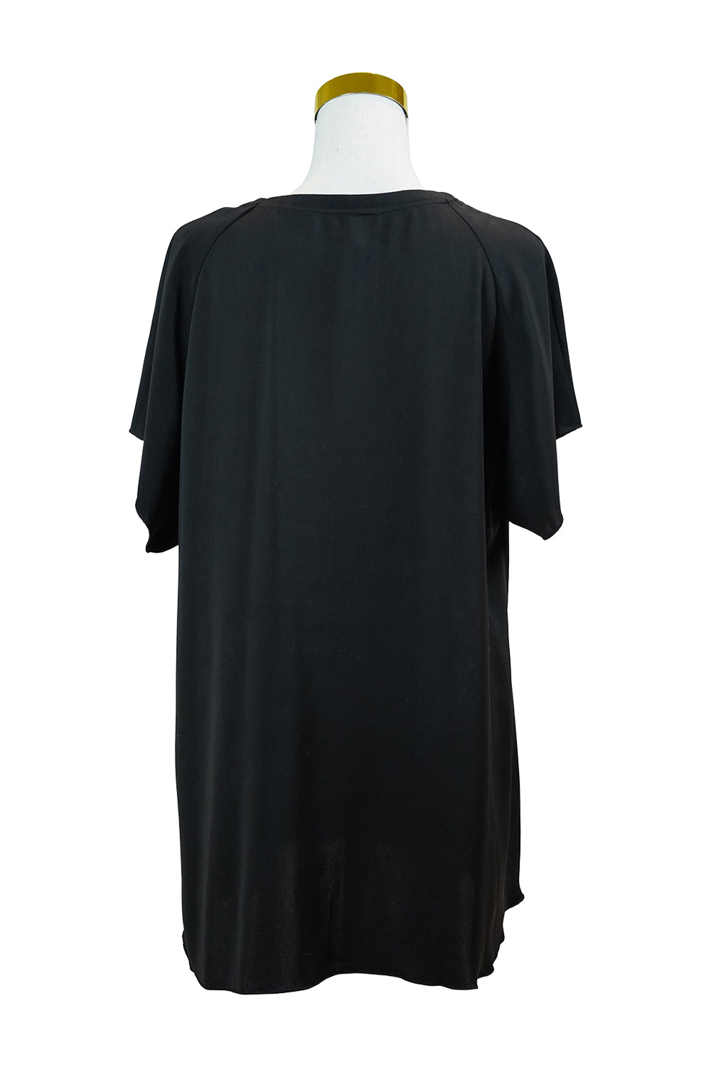 Maestro Fashion Black T-Shirt Blouse