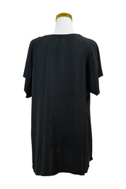 Maestro Fashion Black T-Shirt Blouse