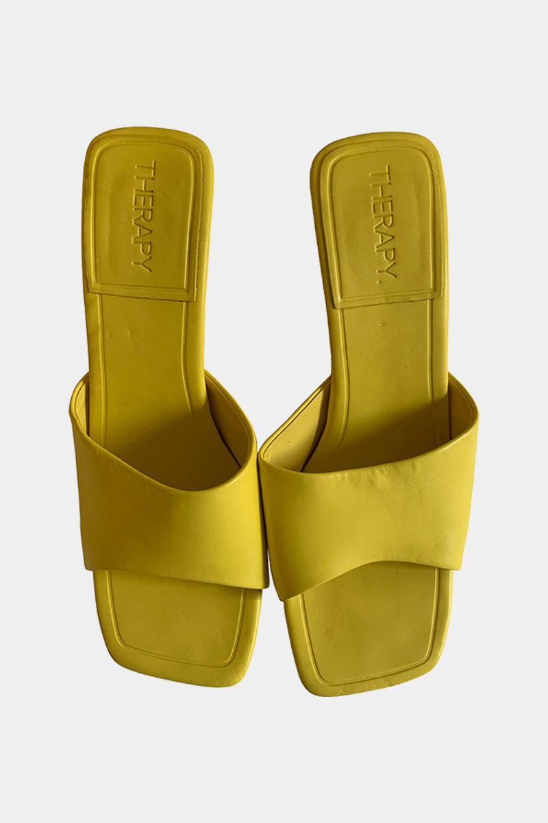 THERAPY Yellow Heels