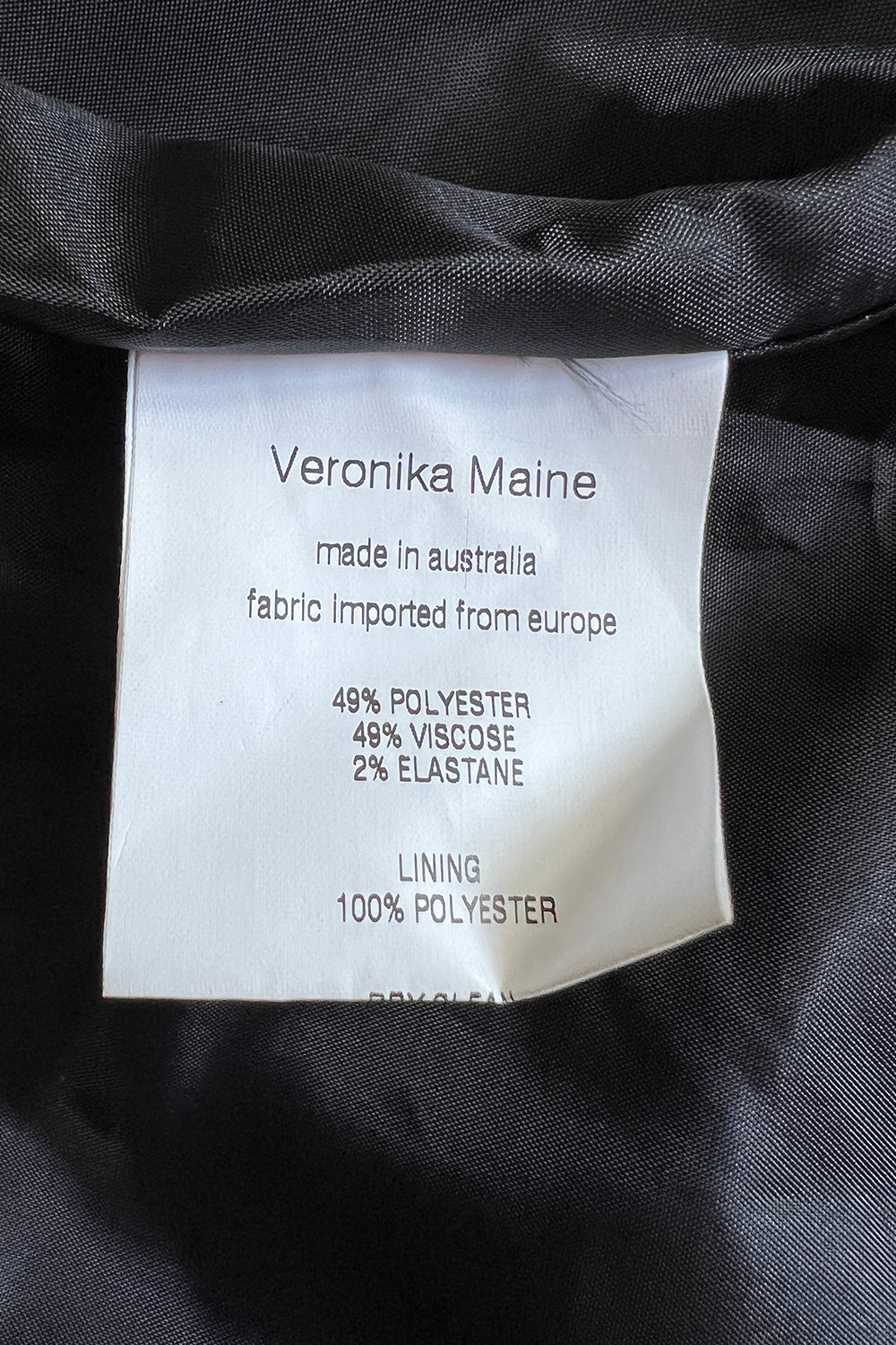 Veronika Maine Black Dress