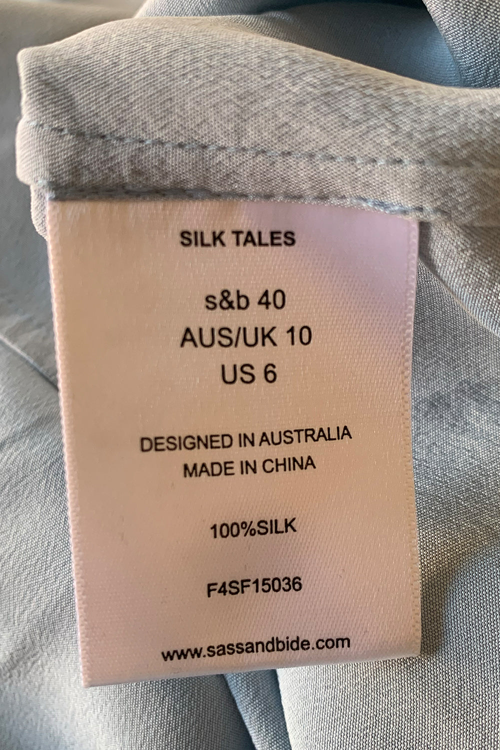 Sass & Bide Blue Shirt