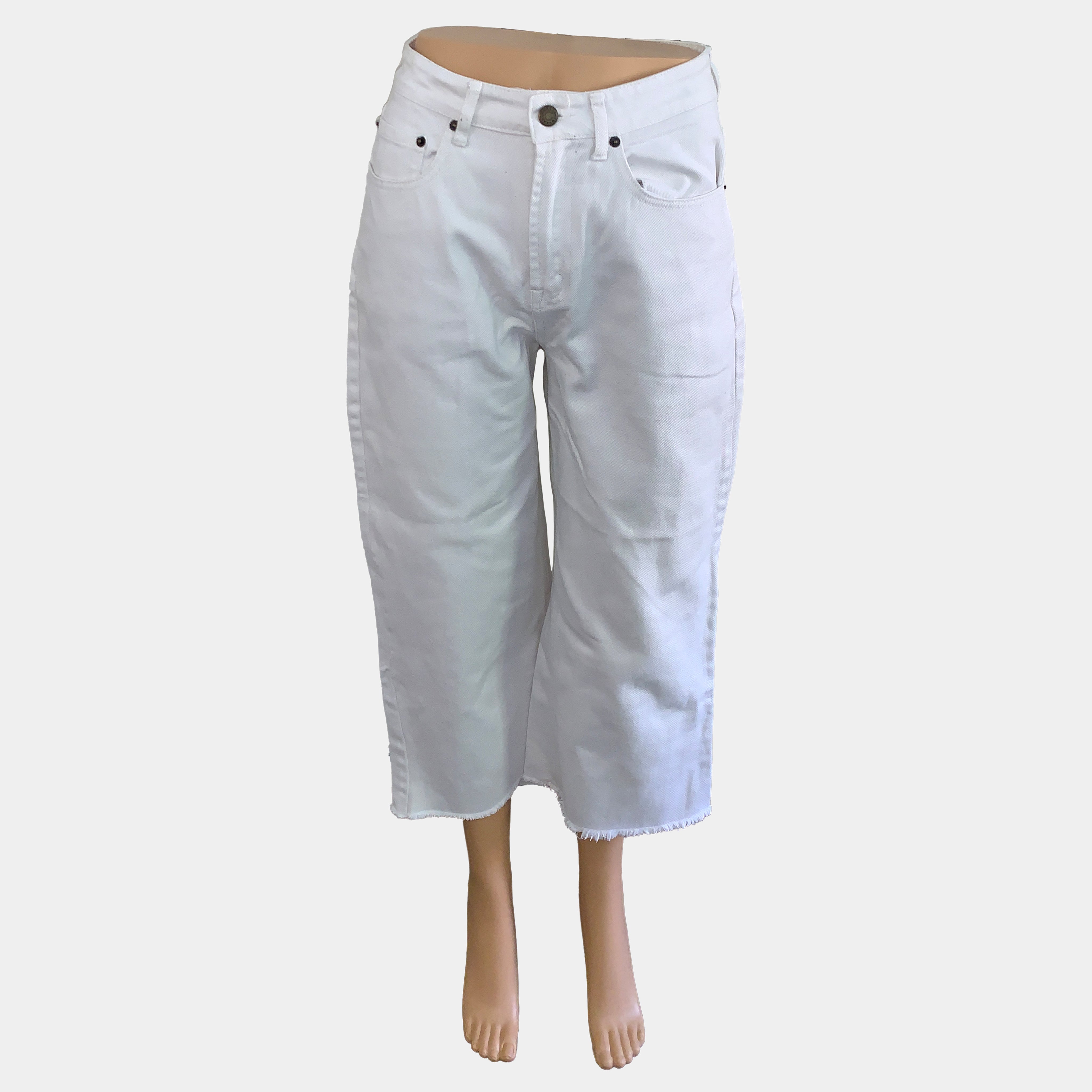 GHANDA White Jeans