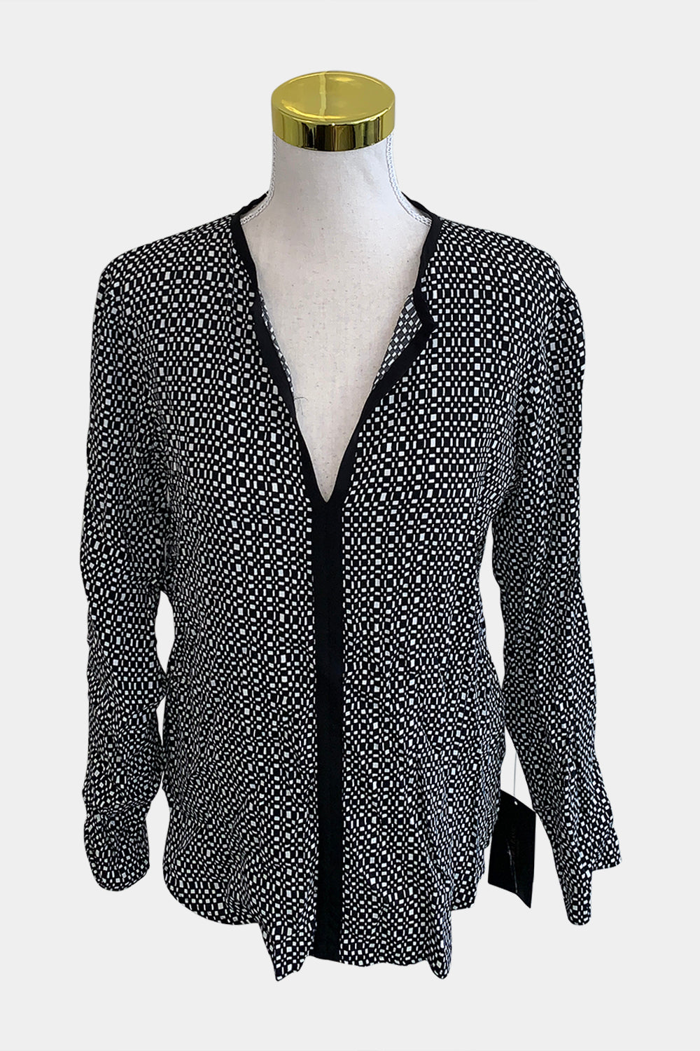 ZARA Monochrome Blouse