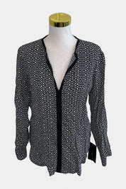 ZARA Monochrome Blouse