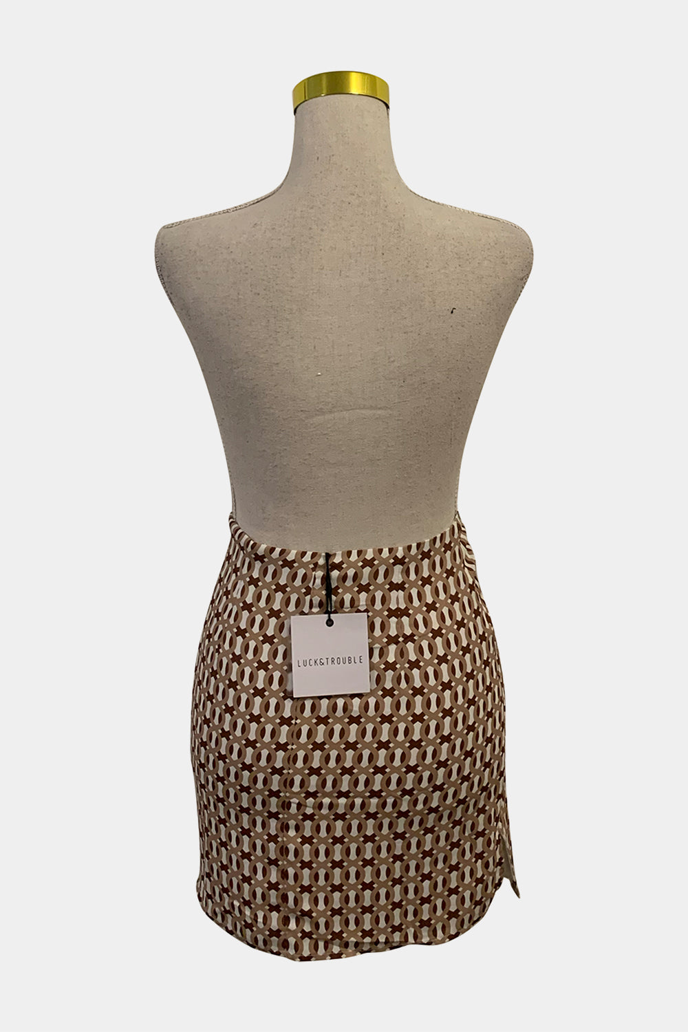 Luck & Trouble Brown Skirt