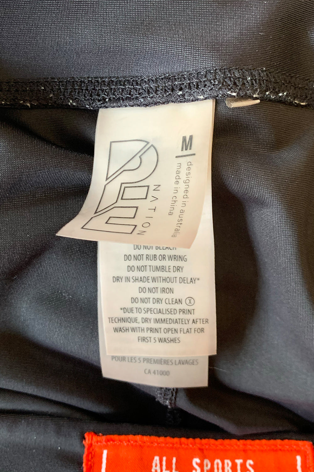 Pe Nation Black Gym Leggings