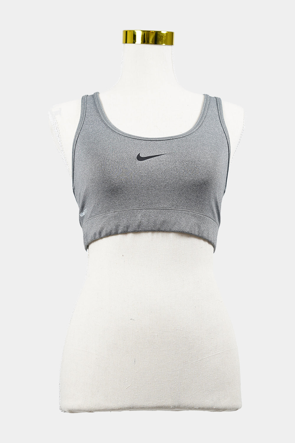 NIKE Grey Pro FitDry Grey Sports Crop