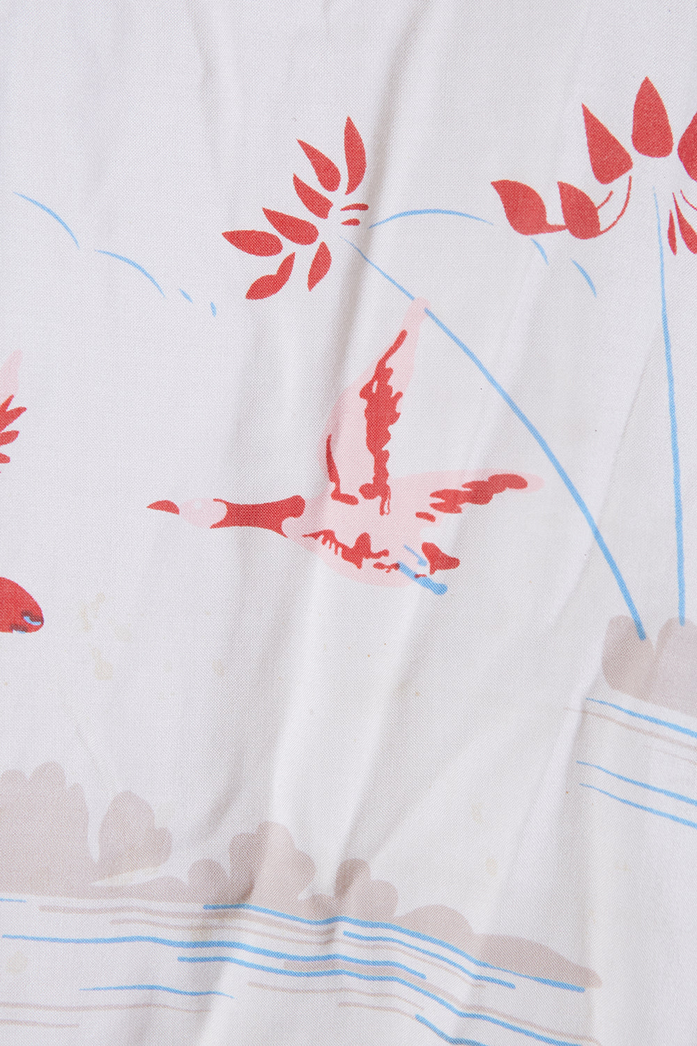 FLANNEL Cream Print Summer Dress