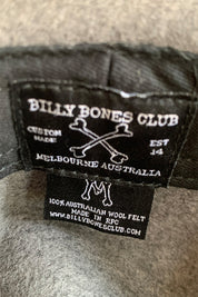 Billy Bones Club Grey Fedora Hat