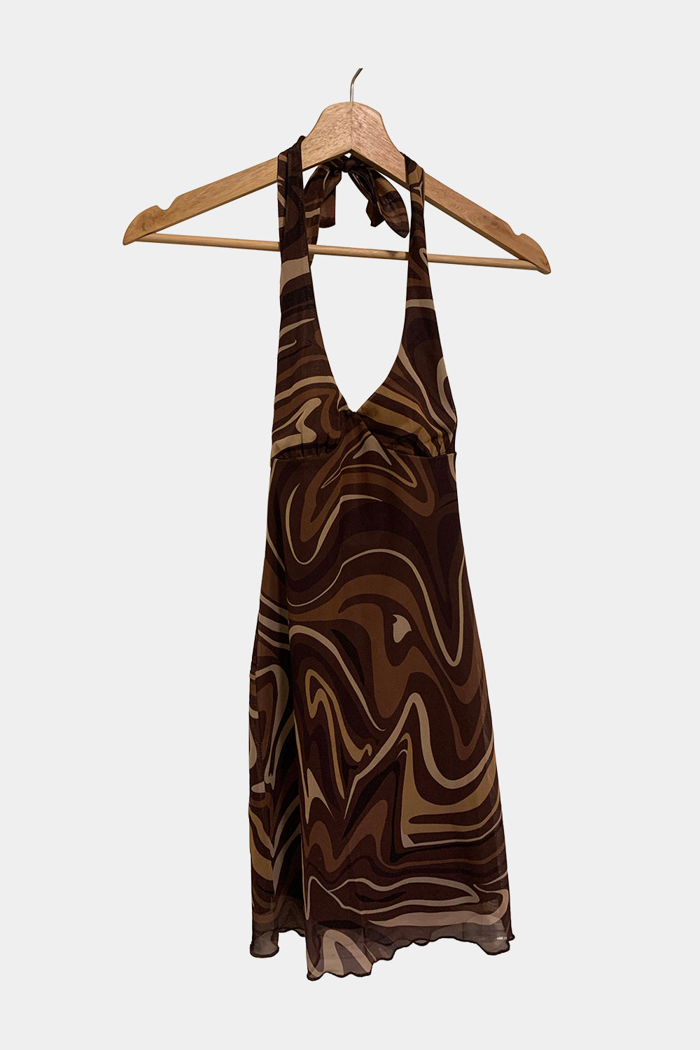 strapless open back dress Sandyra Knit Mini Dress Maroon main image 1