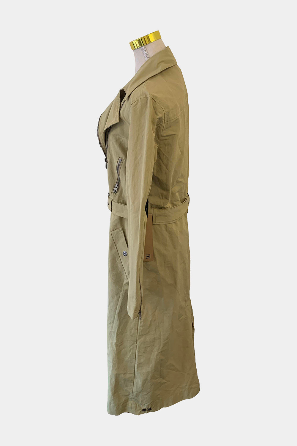 KSUBI Khaki Trench Coat
