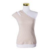 WITCHERY Beige Double Strap Singlet Top
