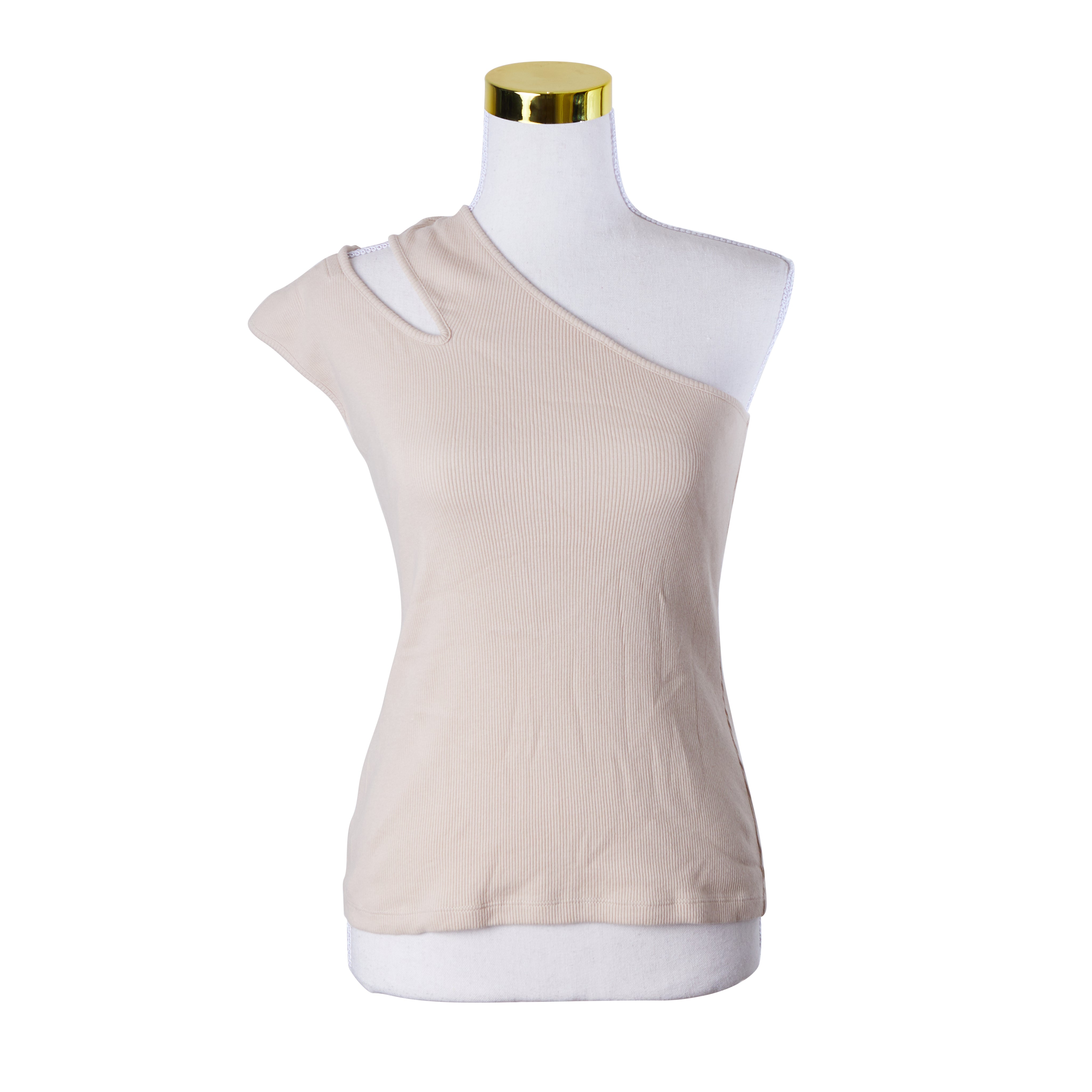 WITCHERY Beige Double Strap Singlet Top
