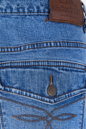 Ralph Lauren Blue Pocket Detail Bootcut Jeans