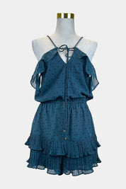 PILGRIM Polka Dot Playsuit