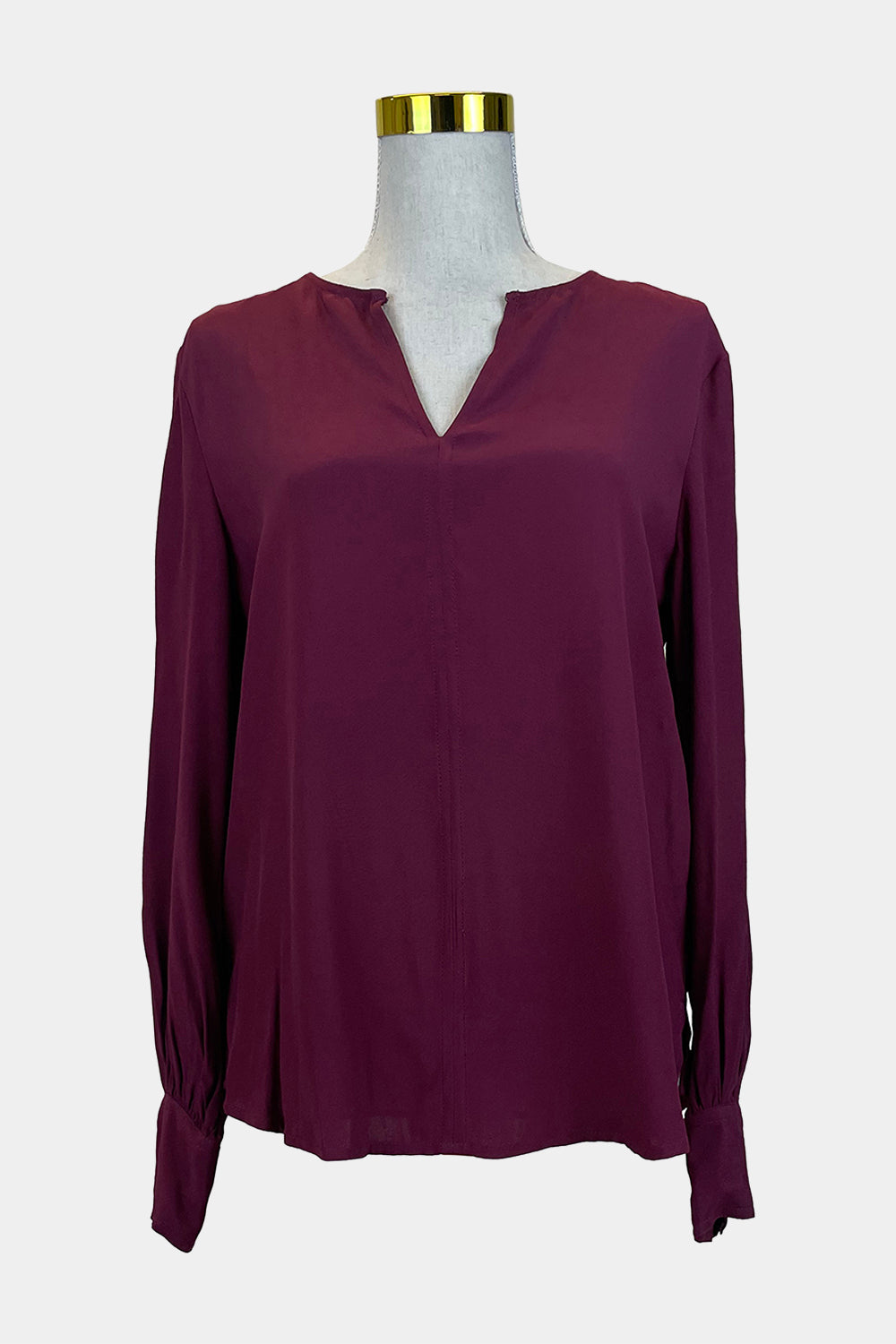 BASQUE Burgundy Blouse