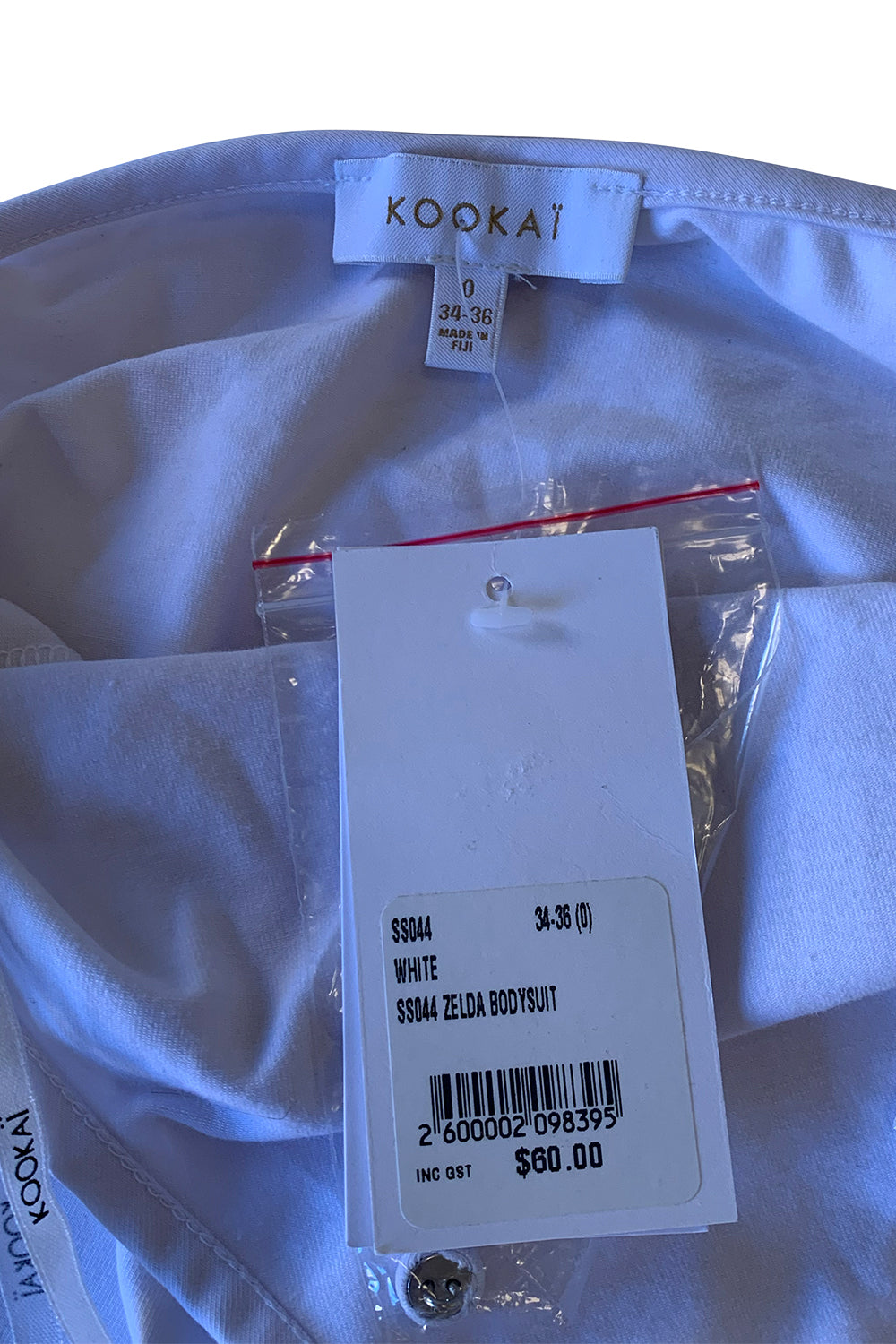 KOOKAI White Bodysuit