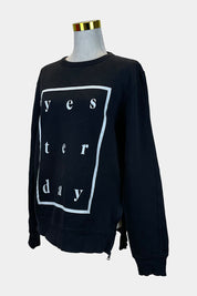 MANGO Black Sweatshirt