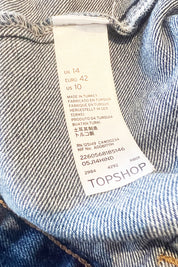 Topshop Mid Blue Denim Jacket