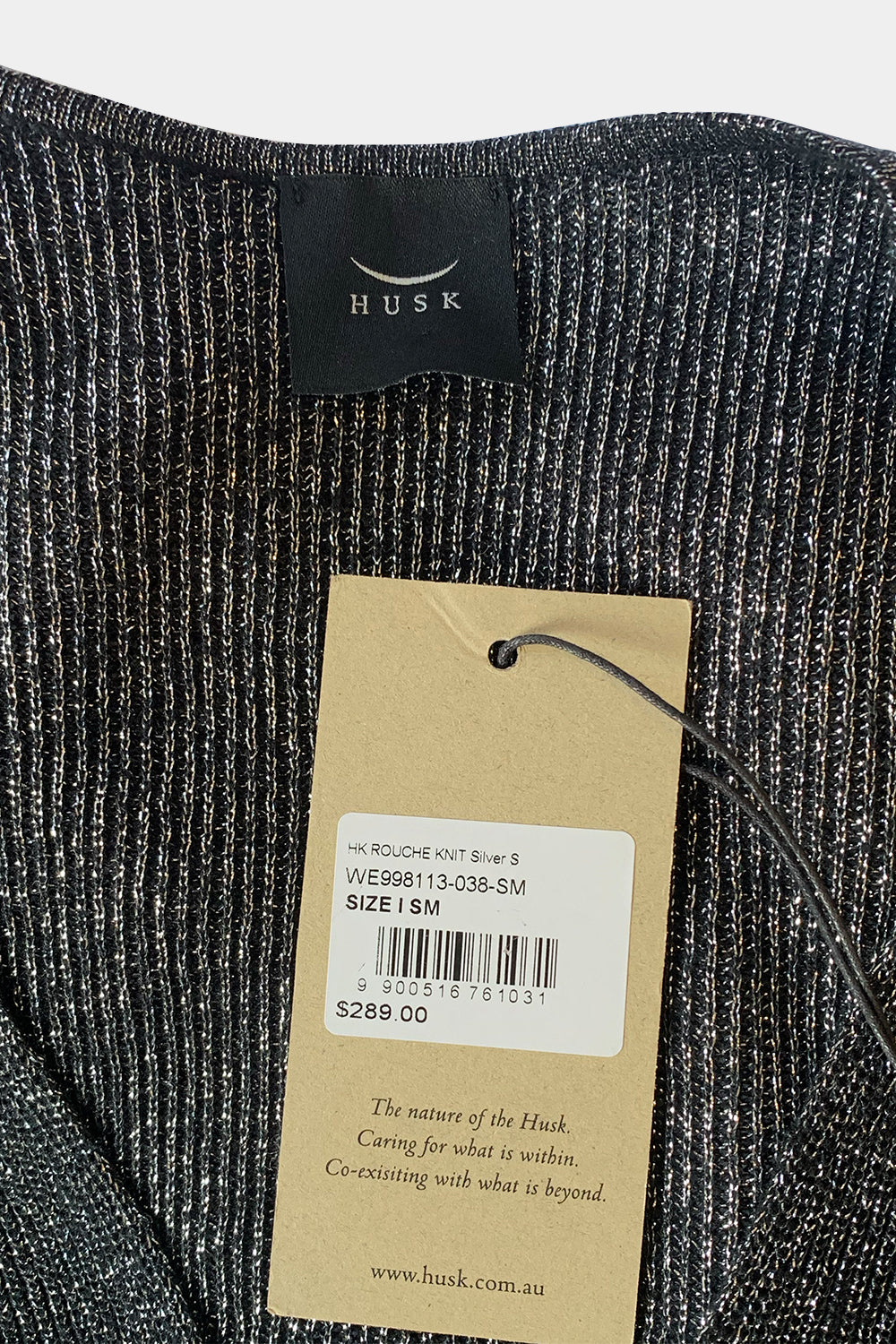 HUSK Black Silver Top