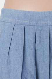 GORMAN Blue Chambray Midi Skirt