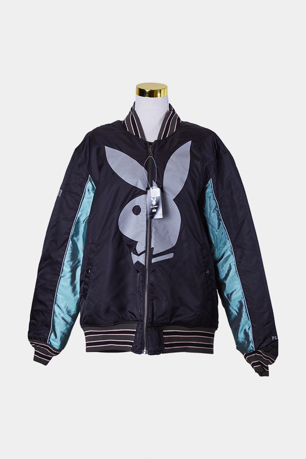 Playboy By Huf Black Reversable Bomber Jacket